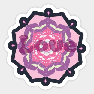 Love Mandala Sticker